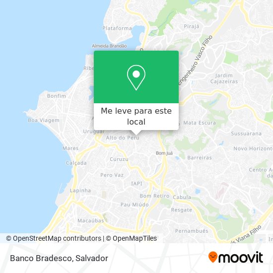 Banco Bradesco mapa