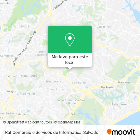 Raf Comercio e Servicos de Informatica mapa