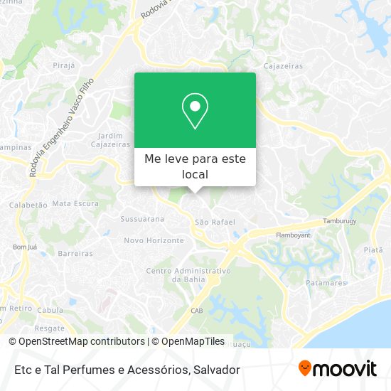 Etc e Tal Perfumes e Acessórios mapa