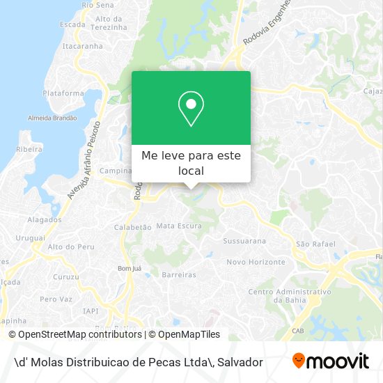 \d' Molas Distribuicao de Pecas Ltda\ mapa