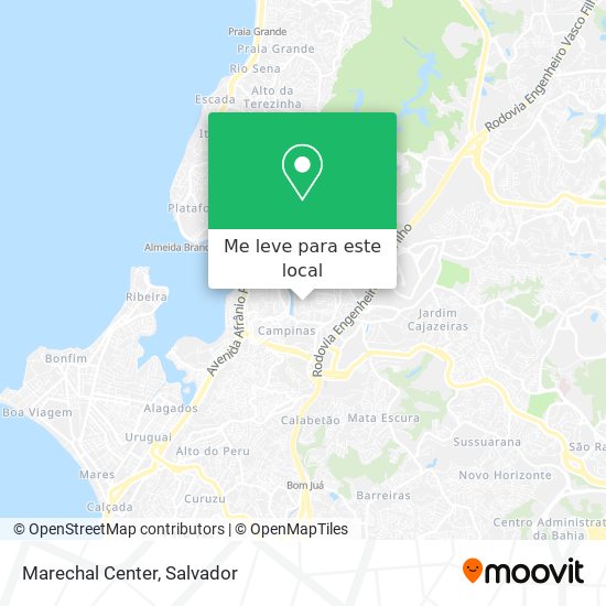 Marechal Center mapa