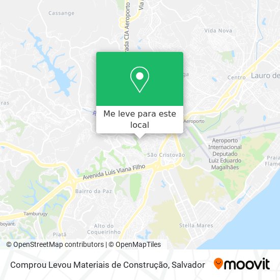 Comprou Levou Materiais de Construção mapa