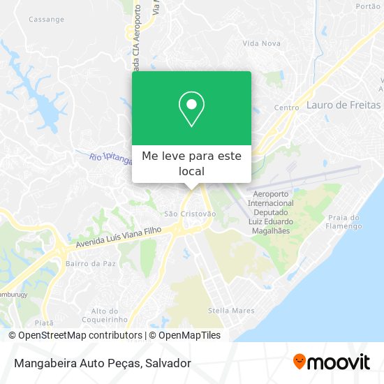 Mangabeira Auto Peças mapa