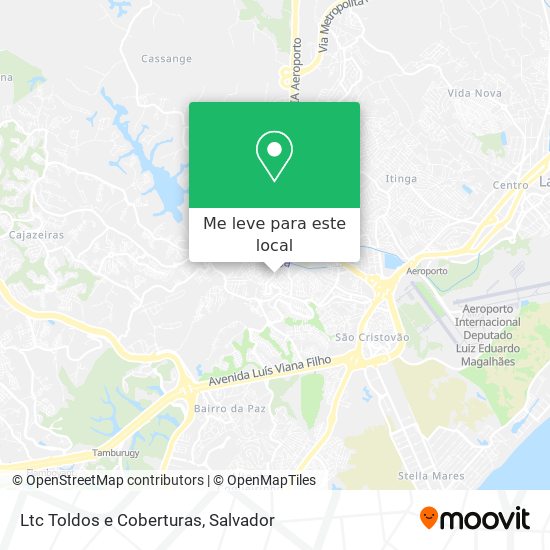 Ltc Toldos e Coberturas mapa