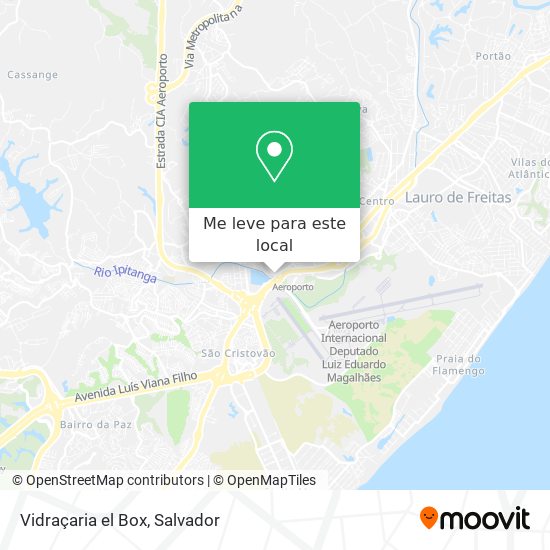 Vidraçaria el Box mapa