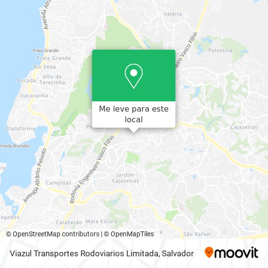 Viazul Transportes Rodoviarios Limitada mapa