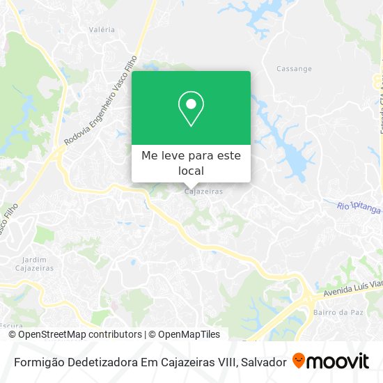 Formigão Dedetizadora Em Cajazeiras VIII mapa