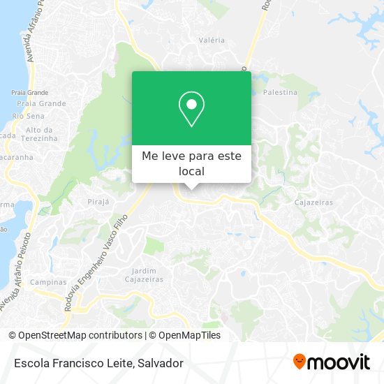 Escola Francisco Leite mapa