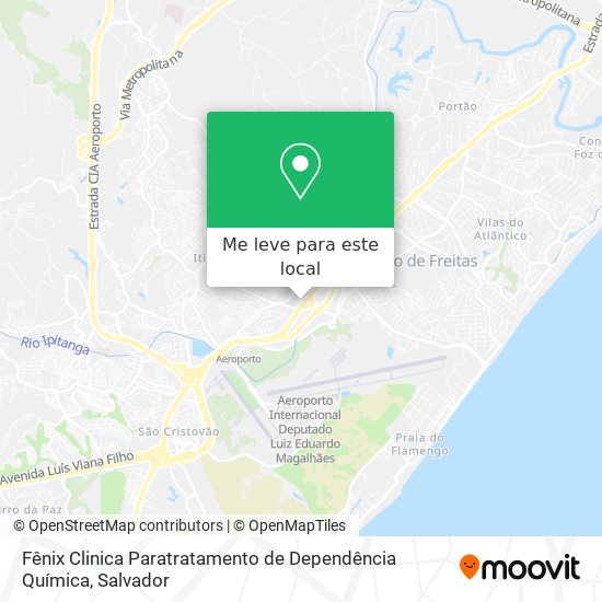 Fênix Clinica Paratratamento de Dependência Química mapa