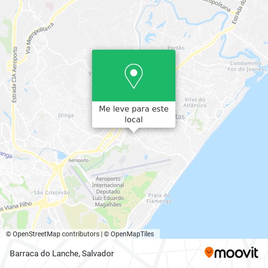 Barraca do Lanche mapa