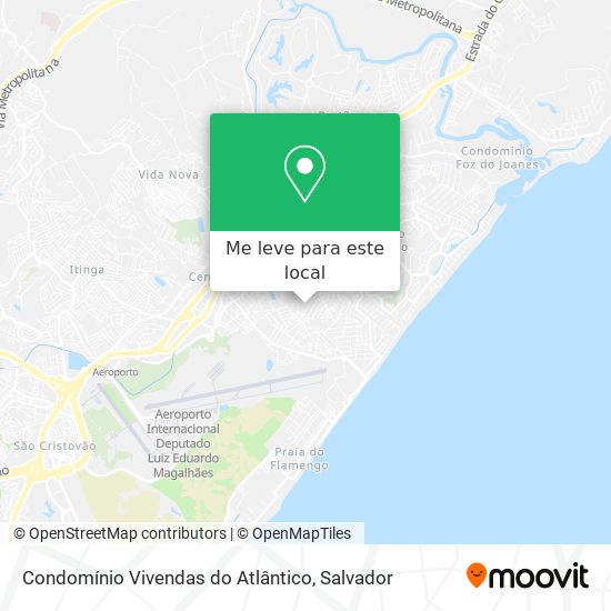 Condomínio Vivendas do Atlântico mapa