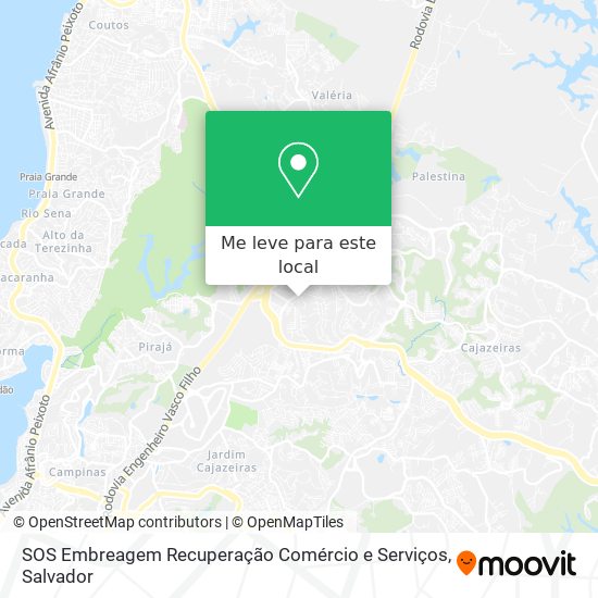 SOS Embreagem Recuperação Comércio e Serviços mapa