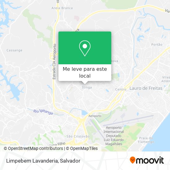Limpebem Lavanderia mapa