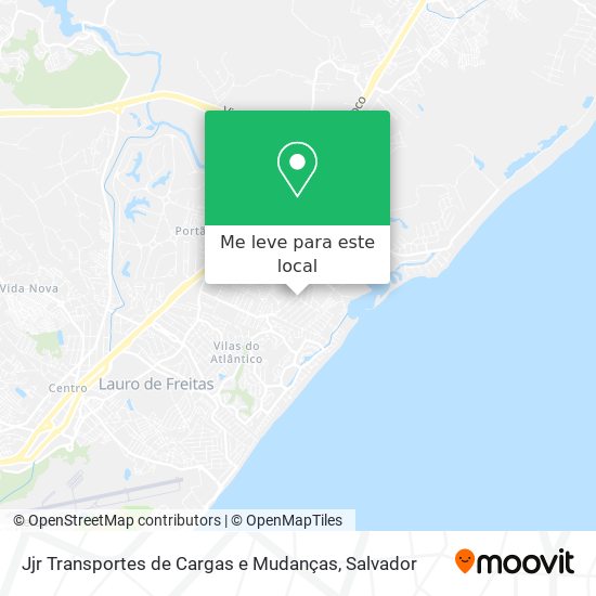 Jjr Transportes de Cargas e Mudanças mapa