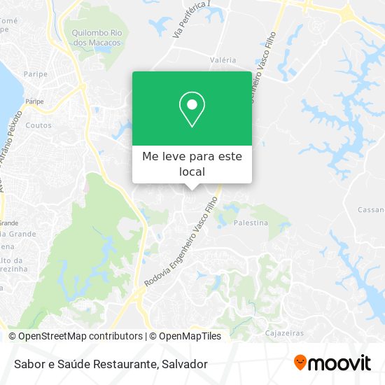 Sabor e Saúde Restaurante mapa