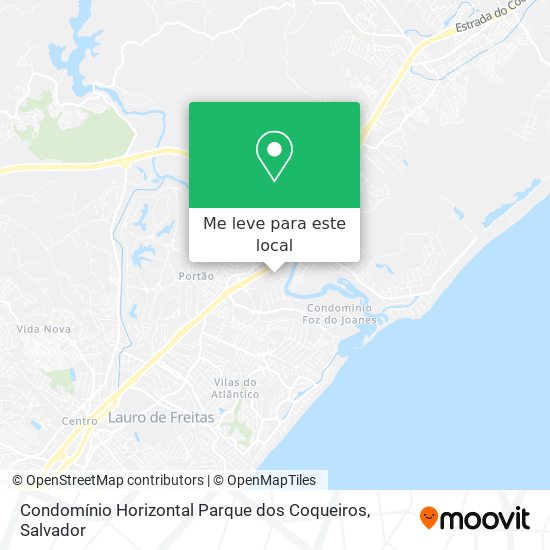 Condomínio Horizontal Parque dos Coqueiros mapa