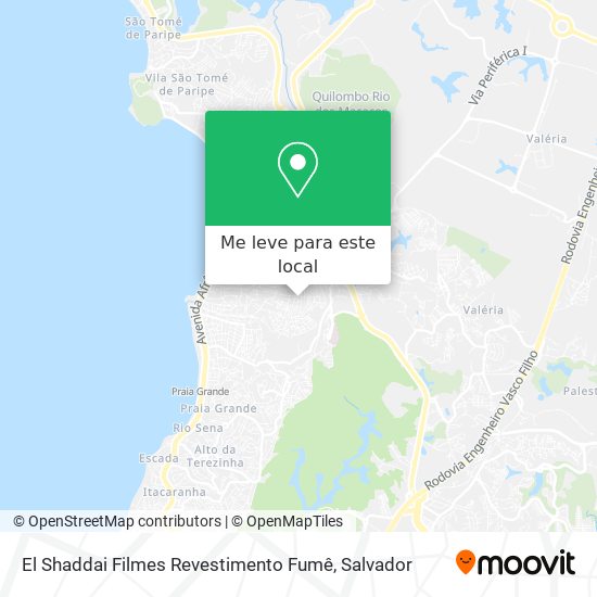 El Shaddai Filmes Revestimento Fumê mapa