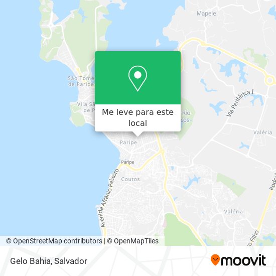 Gelo Bahia mapa