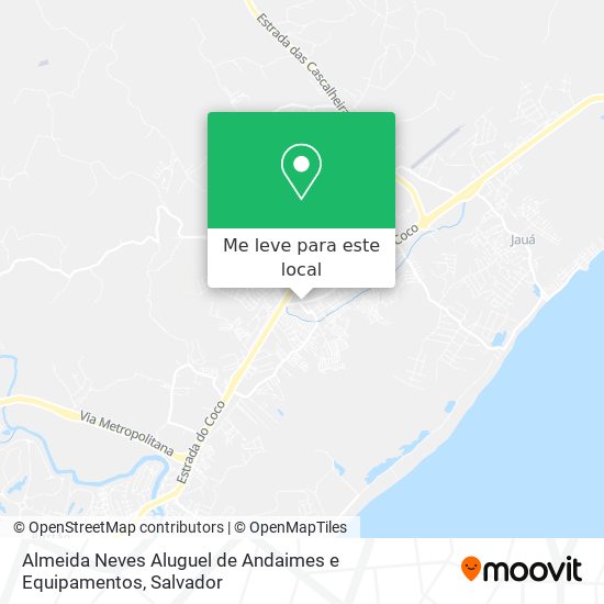 Almeida Neves Aluguel de Andaimes e Equipamentos mapa