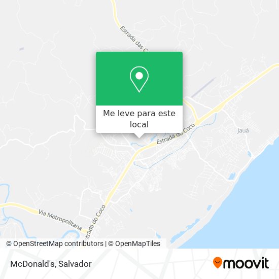 McDonald's mapa