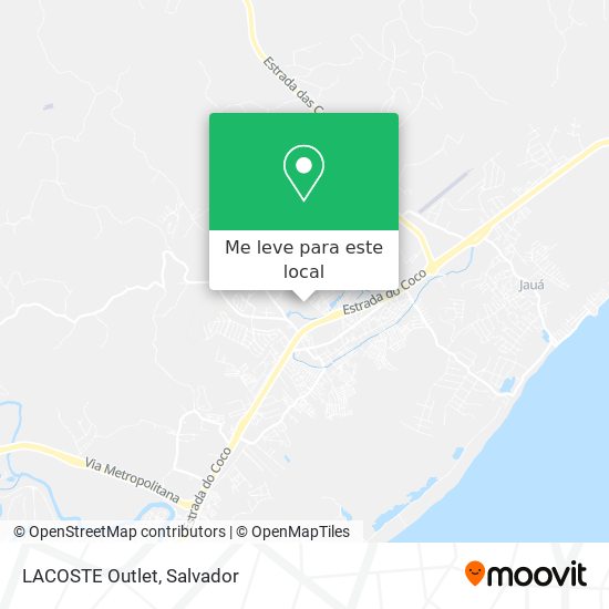 LACOSTE Outlet mapa