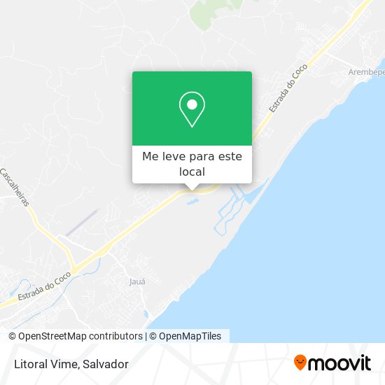 Litoral Vime mapa