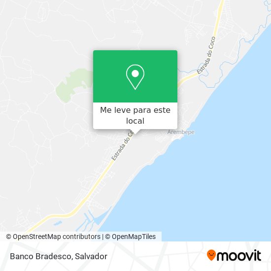 Banco Bradesco mapa