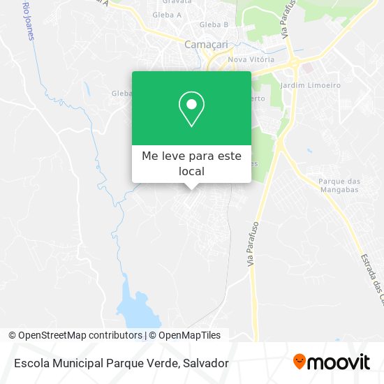 Escola Municipal Parque Verde mapa