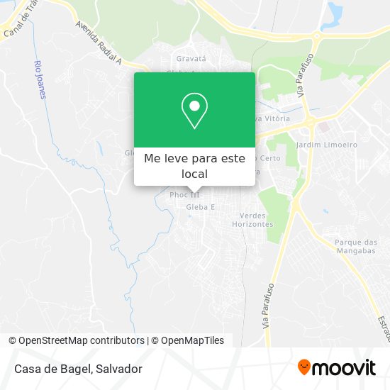 Casa de Bagel mapa