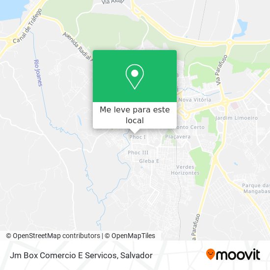Jm Box Comercio E Servicos mapa