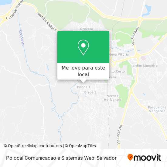 Polocal Comunicacao e Sistemas Web mapa
