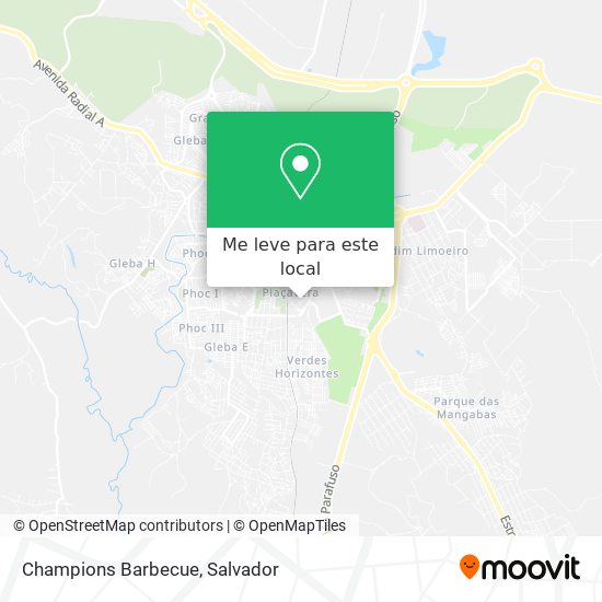 Champions Barbecue mapa