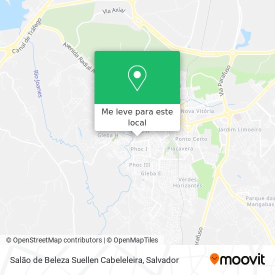 Salão de Beleza Suellen Cabeleleira mapa