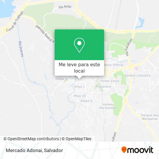 Mercado Adonai mapa