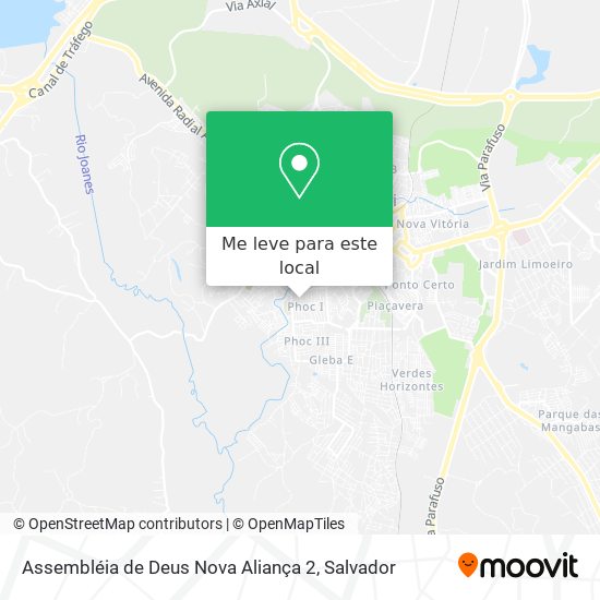 Assembléia de Deus Nova Aliança 2 mapa