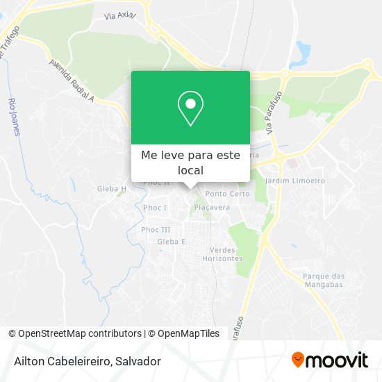 Ailton Cabeleireiro mapa