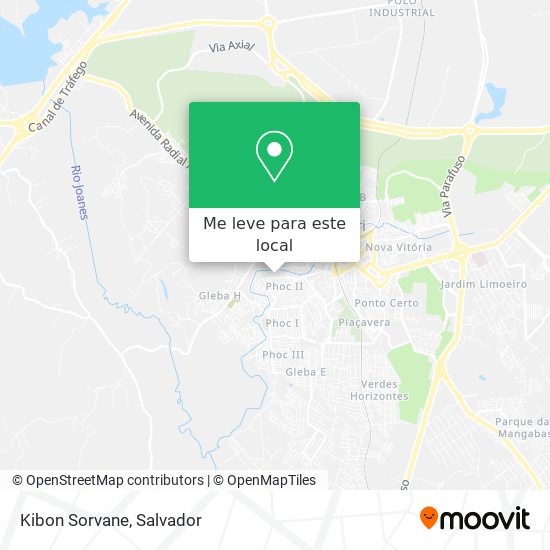 Kibon Sorvane mapa