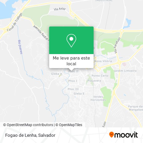 Fogao de Lenha mapa