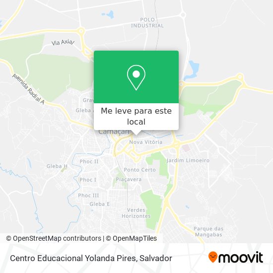 Centro Educacional Yolanda Pires mapa