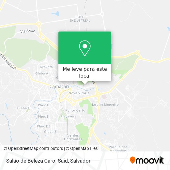 Salão de Beleza Carol Said mapa