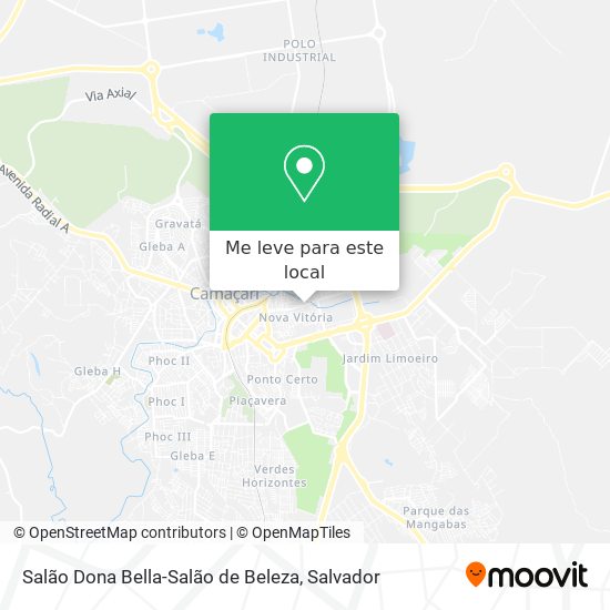 Salão Dona Bella-Salão de Beleza mapa