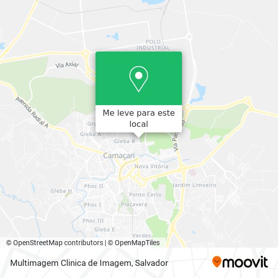 Multimagem Clinica de Imagem mapa