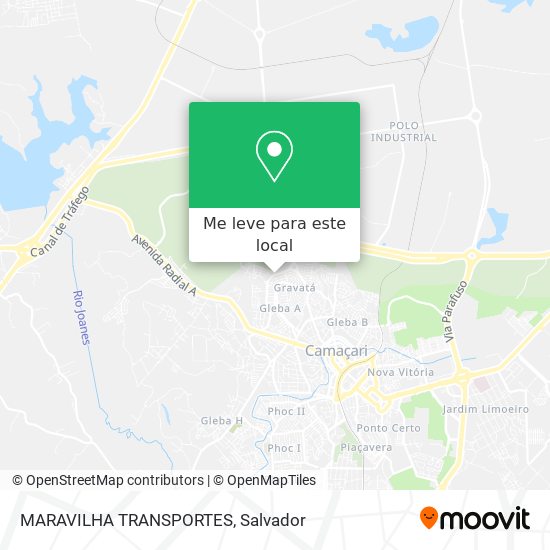 MARAVILHA TRANSPORTES mapa