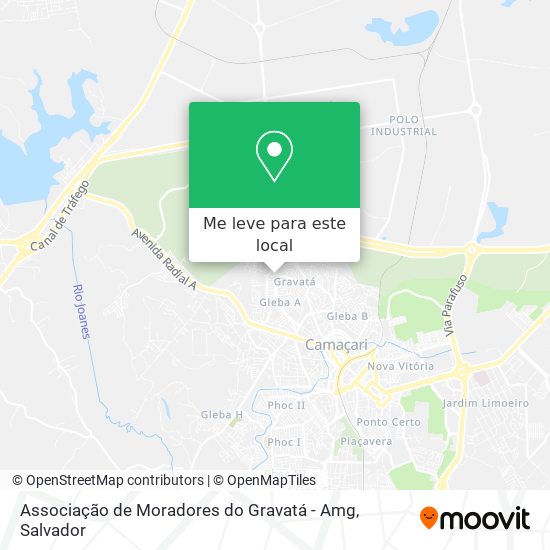 Associação de Moradores do Gravatá - Amg mapa