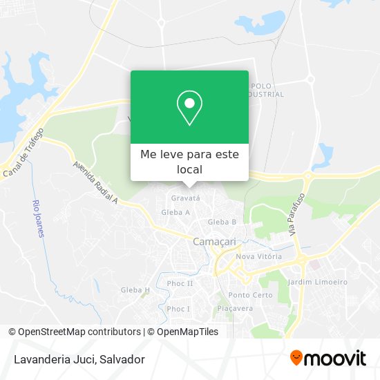 Lavanderia Juci mapa