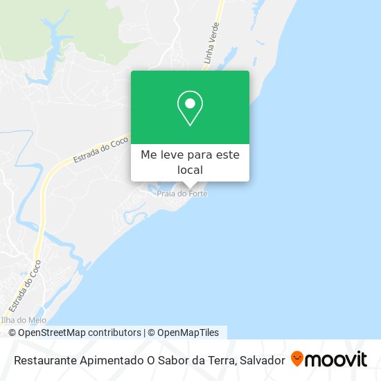 Restaurante Apimentado O Sabor da Terra mapa