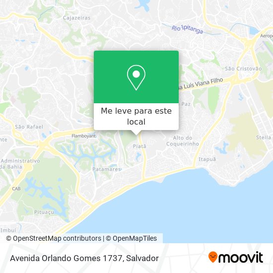 Avenida Orlando Gomes 1737 mapa
