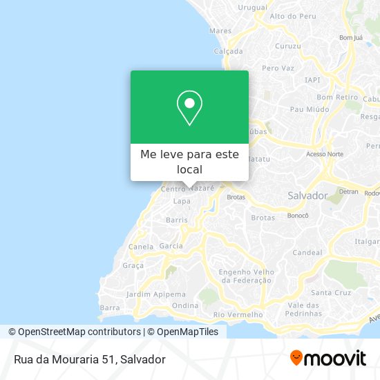 Rua da Mouraria 51 mapa