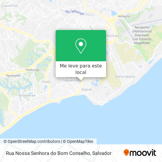 Rua Nossa Senhora do Bom Conselho mapa