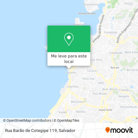 Rua Barão de Cotegipe 119 mapa